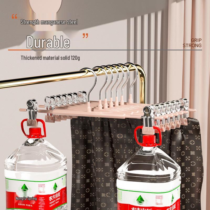 Thickened Non-Slip Trouser Clips: Non-Marking Skirt & Pants Hangers