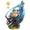 Anime Figure Dragon Ball 20cm Broli Vs Gogeta Battle Figure Scene Figurine Statue Model Doll Desk Collectible Toy Christmas Gift