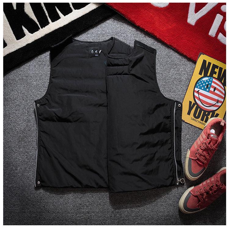 Men's Autumn/Winter Level 2 Armor Thickened Sleeveless Vest - Warm Cotton Slim Fit Trend.