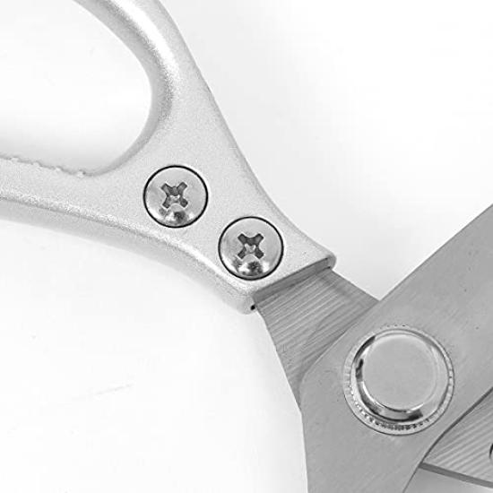Kitchen cooking stainless with bottle opener TPKD97985 scissors, strong, sharp, scissors, right-handed, left-handed, steel, (silver)