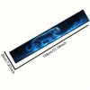 1PC Blue Flame Tiger Car Stickers for DIY Auto Front and Rear Windshield Truck Suv Waterproof Window Vinyl Decals Self-adhesive