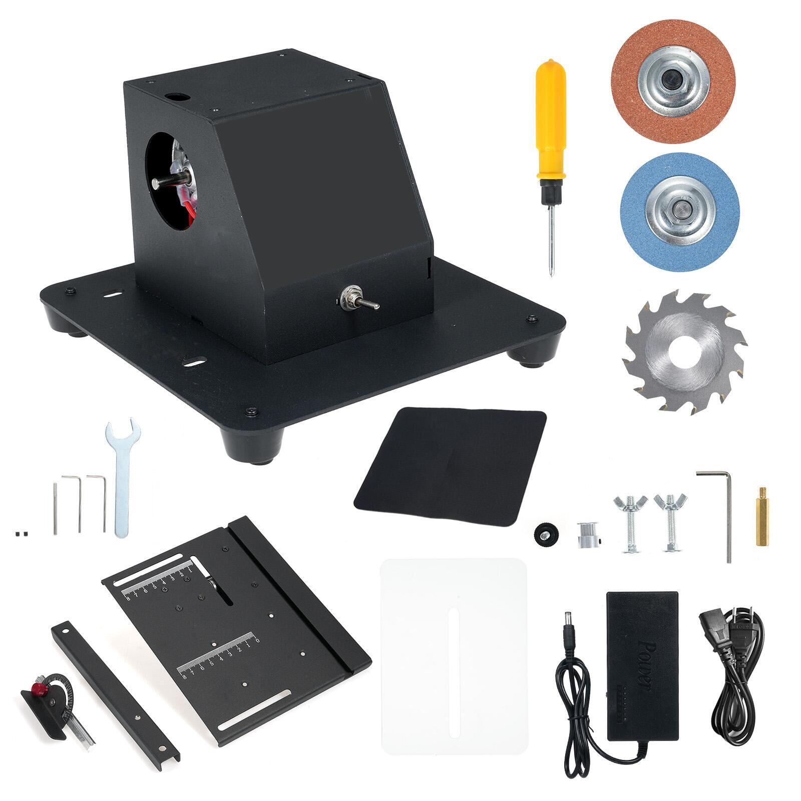 

2 в 1 Двойной шлифовальный станок и настольная пила Мини-шлифовальный станок Настольный шлифовальный станок 7 EU Plug