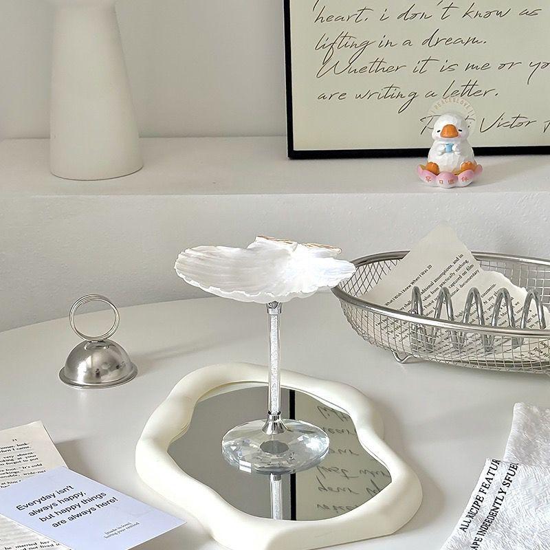 

Креативное стекло на высокой ножке, натуральная раковина-ракушка, подставка-поднос для бокалов для вина, украшение, бокалы для шампанского, виски, бренди, украшения