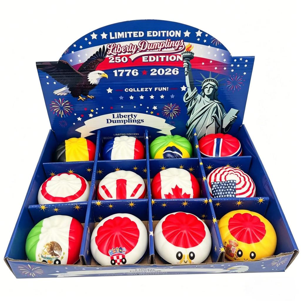 Baozi Cross-Border Decompression Explosion Artifact Kneading Gift Blind Box Creative Simulation Venting Baozi Decompression Toy