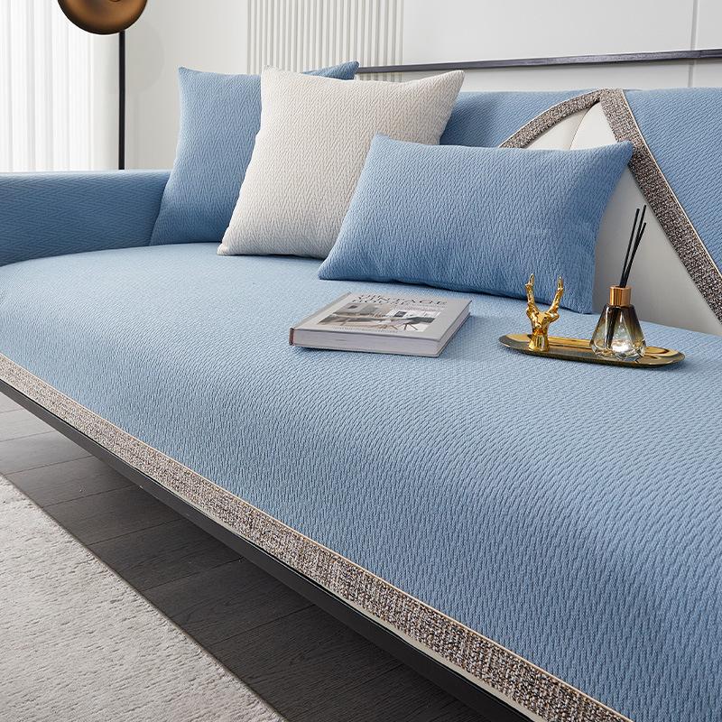 Sjofnil Sofapute Fire Sesonger Universell Sklisikker Pute Rimelig Luksusstil Moderne High-End Lær Sofatrekk Håndklepute