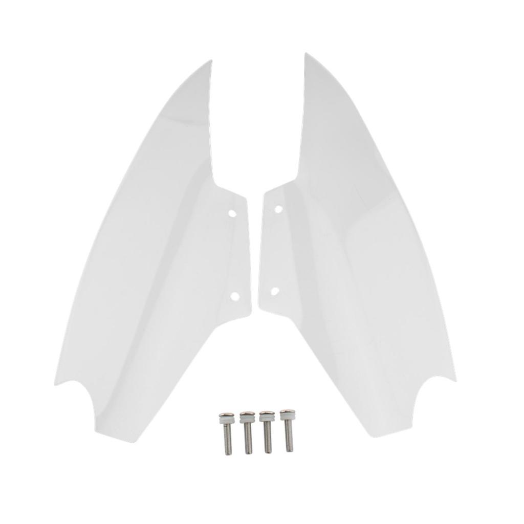 1 Pair Motorcycle Upper Fairing Air Deflectors Wind Side Shield Cover
