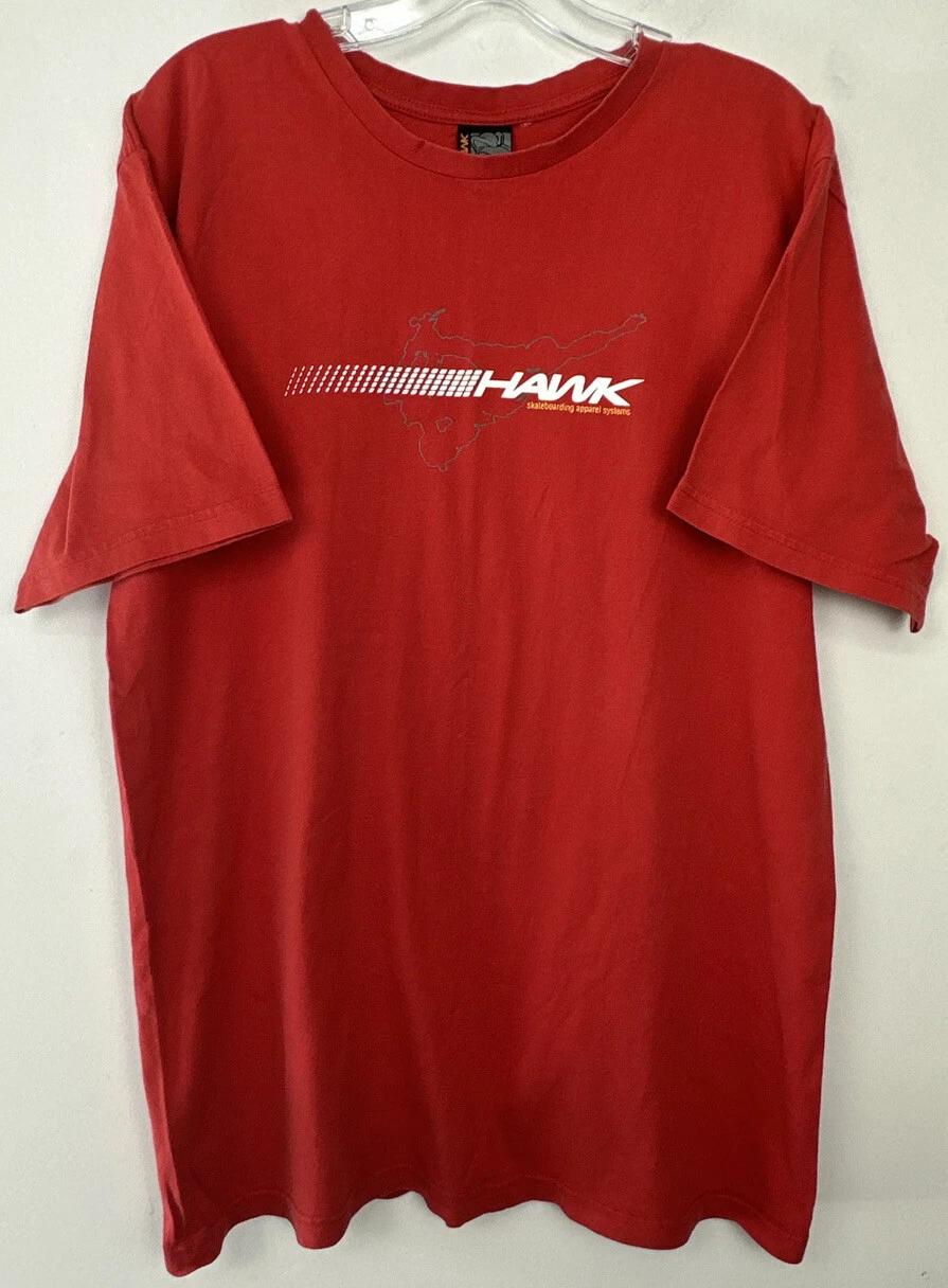 RARE Vintage Birdhouse Skateboarding Apparel Men L T-shirt Tony Hawk Falcon Red 3XL