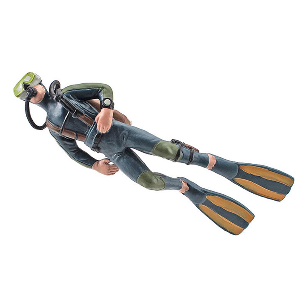 Fish Tank Diver Decoration Swimming Posture Little Diver Aquarium Decoration Ornament