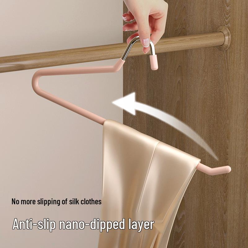 Swan-Shaped Non-Slip Rainbow Pants Hanger - Seamless Wardrobe Storage Clip