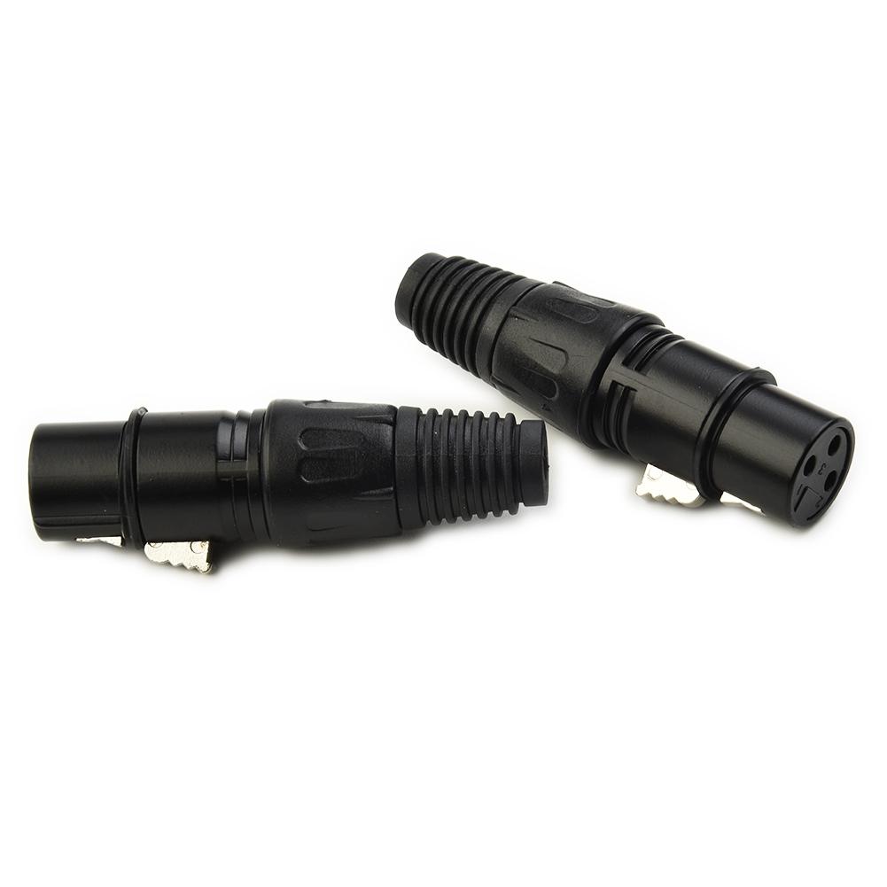 10Pairs Microphone Audio Connectors XLR 3 Pin Male/Female for DMX Applications