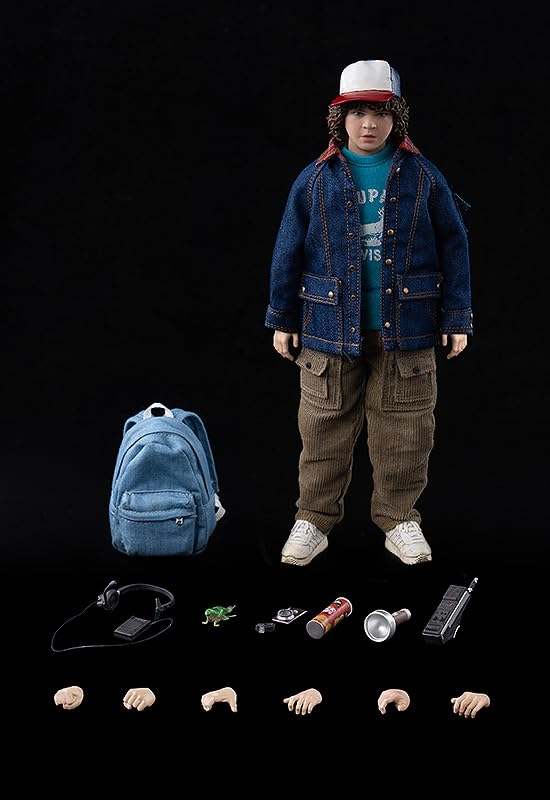 Stranger Things 1/6 Dustin Henderson 1/6 Scale PVC, ABS, and POM Painted Movable Figure (Reissue)