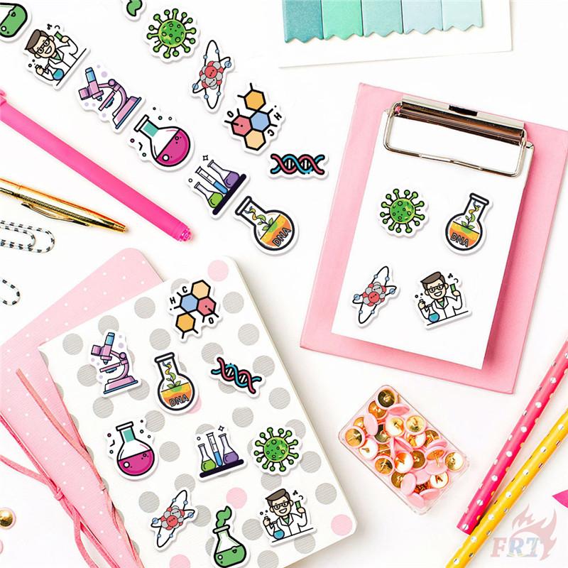 500Pcs/Roll Q Chemical Experiment Kids Rewards Stickers - DIY Scrapbooks Album Decor Sealing Label Decals