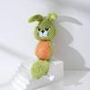 Dog Squeak Toys Cute Stuffed Durable Chew Toy Uneven Surface for Puppy Teething Soft Plush Animals Multiple Styles