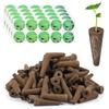 100Pcs Grow Sponges Replacement Root Growth Sponges Hydroponics PH Balanced Seed Starter Sponges Kit with 10 Blackout Stickers