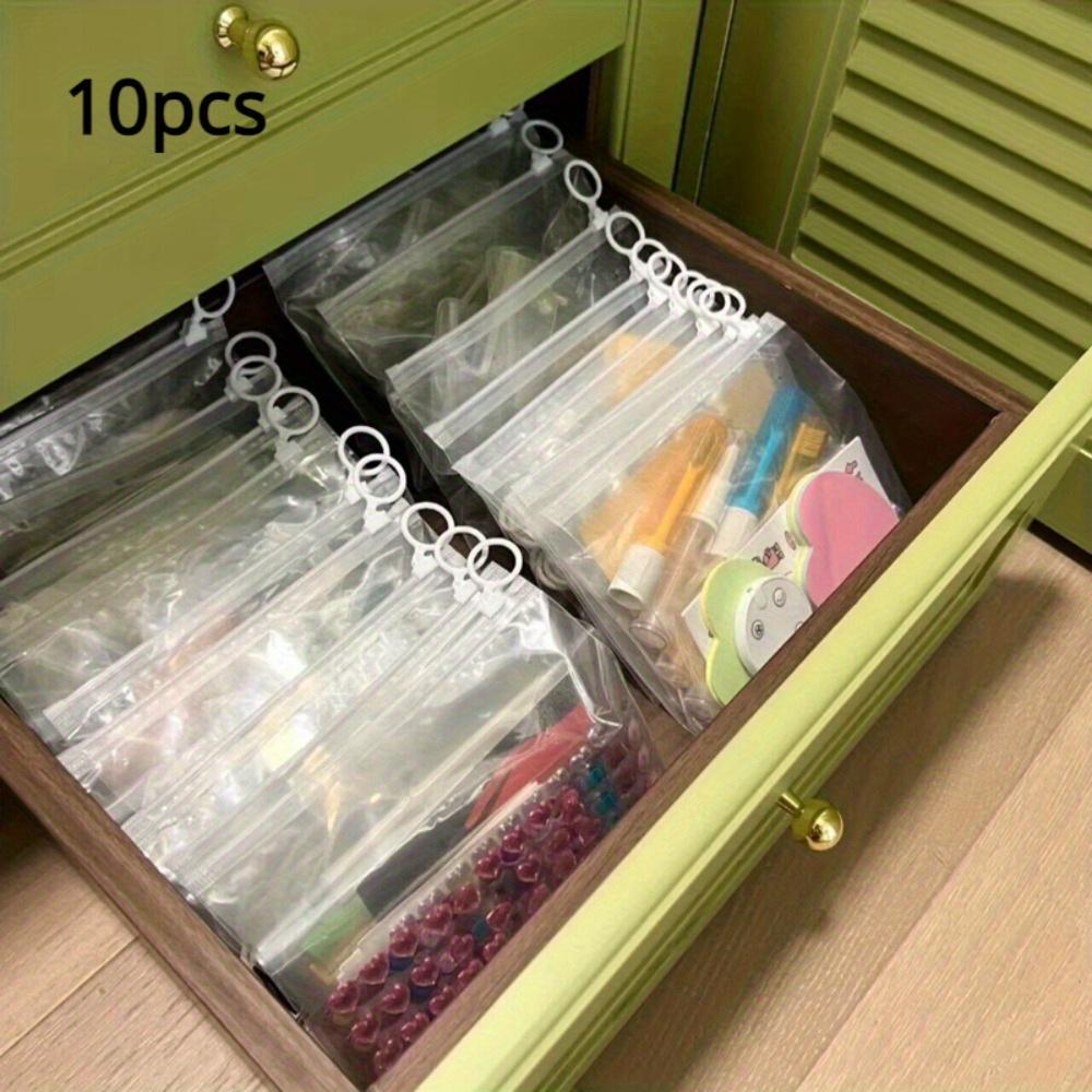 

10/20 шт. модные прозрачные сортировочные пакеты - самозаклеивающиеся пакеты, портативные сумки для хранения