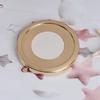 1Pc Exquisite Portable  Folded Makeup Cosmetic Mirror Magnifying Universal Vintage Alloy Compact Pocket Mirror