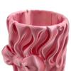 huaqianguhh Silk Texture Pen Holder, 3D Printed Desk Organizer for Brushes Stationery And Makeup Brushes, Ribbon Design Large Capacity Pencil