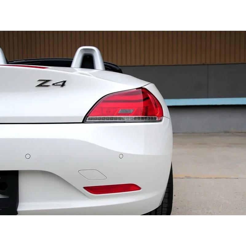 3D ABS Adhesive Chrome Black Car Rear Trunk Badge Decal For Z4 E85 E89 G29 Z4 Logo Emblem Letters Sticker Auto Accessories