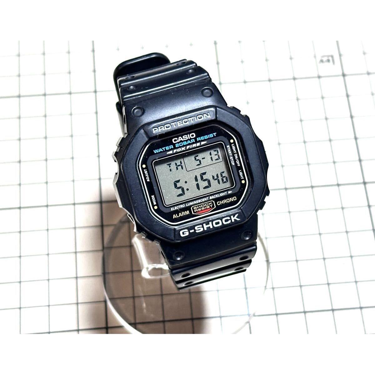 Used Operation CASIO Casio G-SHOCK G-Shock DW-5600E Speed Model Black Standard Watch Digital Watch