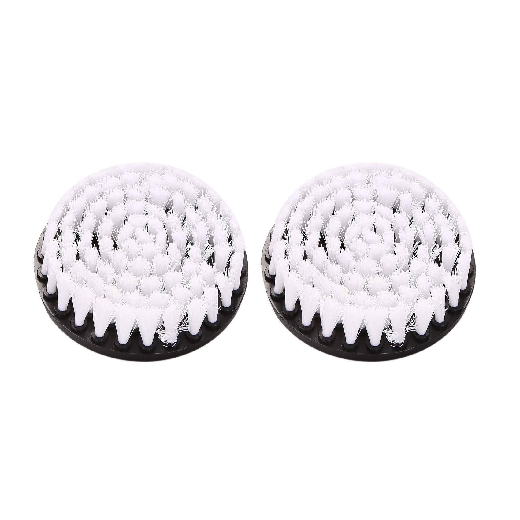 Plasstic Soft Drill Brush Attachment For Cleaning Carpet Leather And Upholstery Sofa Wooden Furniture белый