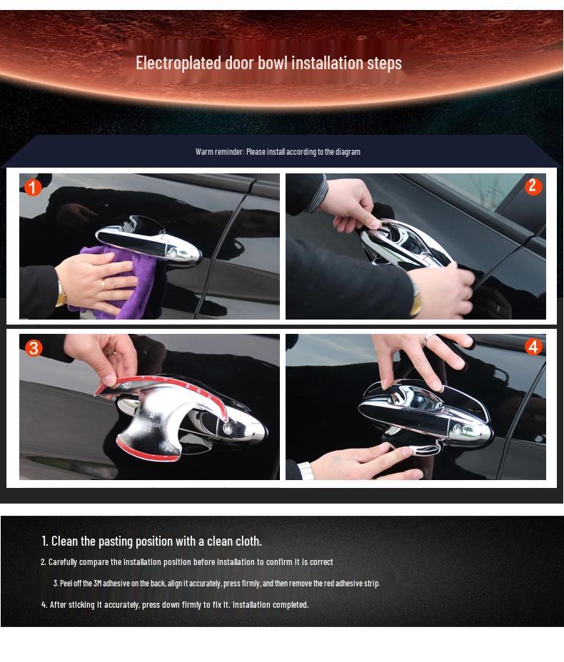 Buick Envision Armrest Panel Trim - ABS Matte Decorative Strip