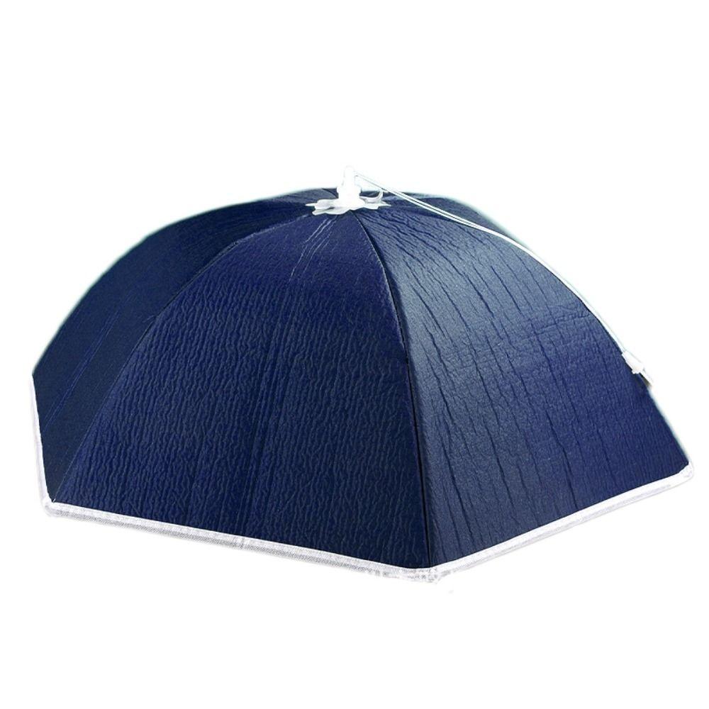 

Insulated Large Round Foldable Vegetable Cover Kitchen Countertop & Dining Table Protection, Dustproof & Heat Retention, Vegetable Storage 60cm темно-синього кольору