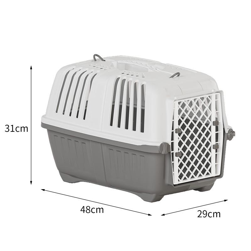 Pet Space Capsule Airline Carrier: Portable Travel Cage for Small Dogs and Cats