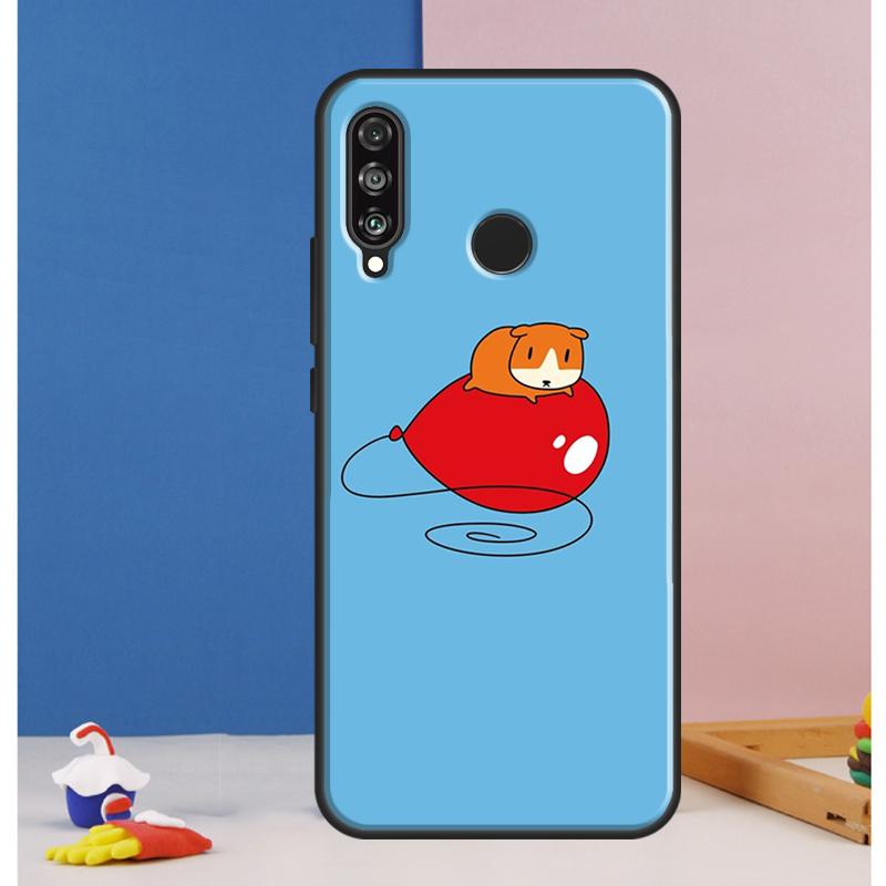 Funny Guinea Pig Balloon Case For Huawei Nova 12i 11i 8i 7i 12s Y73 Y70 Y90 Y60 Y72 Y61 Y91 9 10 SE P40 Lite P30 Pro