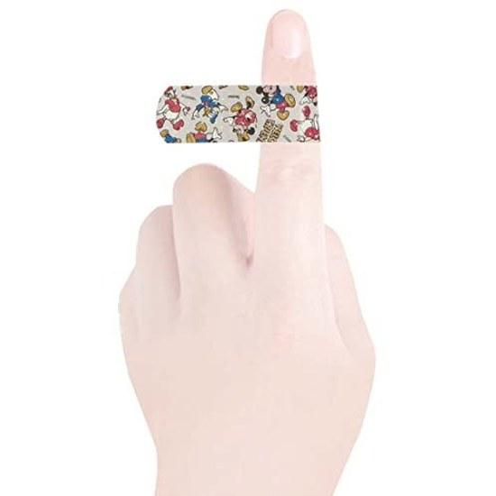 Skater first aid bandages M size bulk 100 pieces adhesive Disney Mickey Friends made Japan QQB100-A