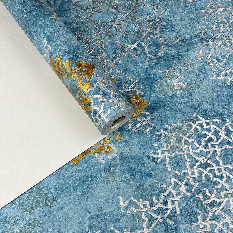 Luxury Classic Wallpaper Bedroom Living Room Relief Damask Wall Paper Roll Papel De Parede