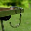 Foldable Bag Hook for Table Portable Desk Edge Hook Stainless Steel Purse Hanger Handbag Hook for Office Desk Outdoor Camping
