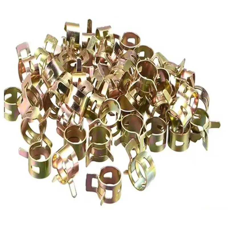 10/20Pcs 5mm/6mm/7mm/8mm/9mm for Vacuum Silicone Hose Clamps Oil Water Hose Clamps Colorful Galvanized Hoops Elastic Hoops