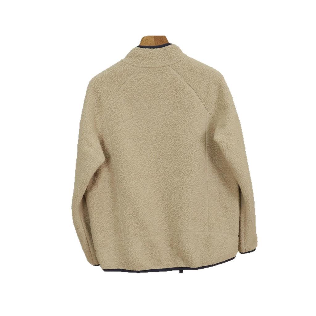Men's and Women's Windproof, Cold-Resistant, High-Density Fleece Jacket with Stand-Up Collar for Autumn/Winter.