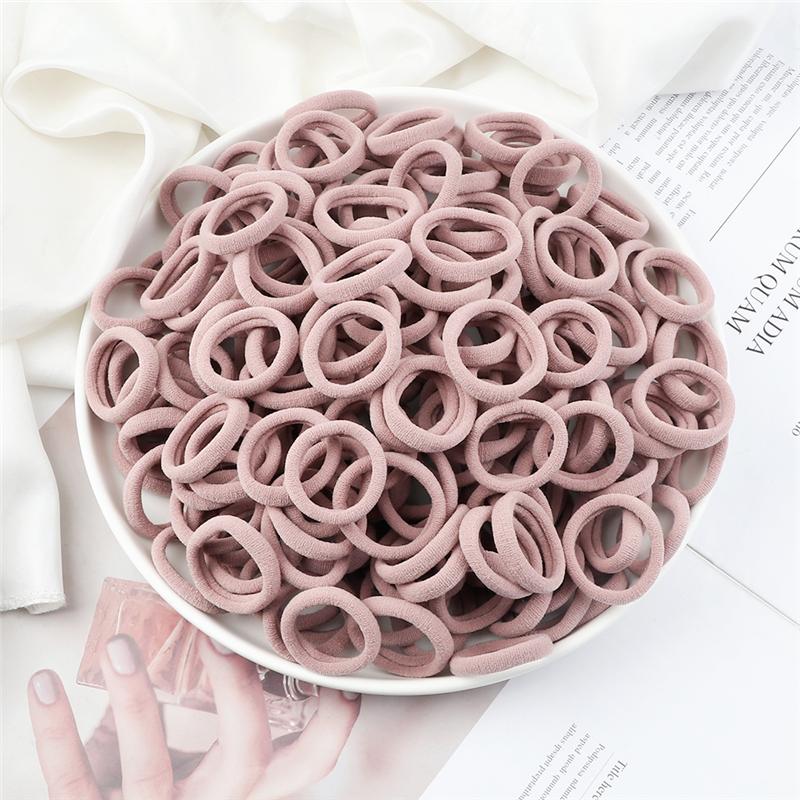 30/50/100 buc/Set Colorate Mici Elastice de Păr Fete Drăguțe Elastice de Păr cu Elasticitate Ridicată Accesorii de Păr pentru Copii Suport Coadă de Cal Bandă de Păr