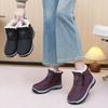 Women S Winter Mid Calf Fleece Lined Snow Boots Side Zipper Waterproof Comfortable