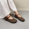 Johnature Breathable Genuine Leather Soft Soled Women's Shoes Summer New Retro Hollow-out Flat Sandals
