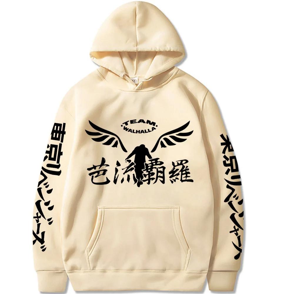Anime Gambar Valhalla Printed Pullover Unisex Fashion Cosplay Sportswear Casual Streetwear New Tokyo Revengers Anime Hoodie