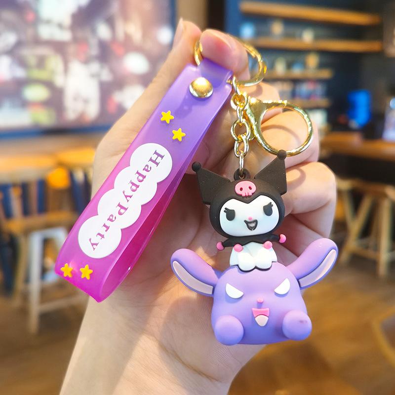 Happy Kurumi Keychain High-end Doll Claw Machine Gift Companion Gift Small Accessory Wholesale Fashion Toys Anime Cartoon Frind