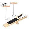 Ergonomic Shoe Assist Boot Jack with Long Handle, Easy Removal Portable Shoehorn, Non-slip Grip Entryway Organizer Sturdy Iron Construction Shoes Tool