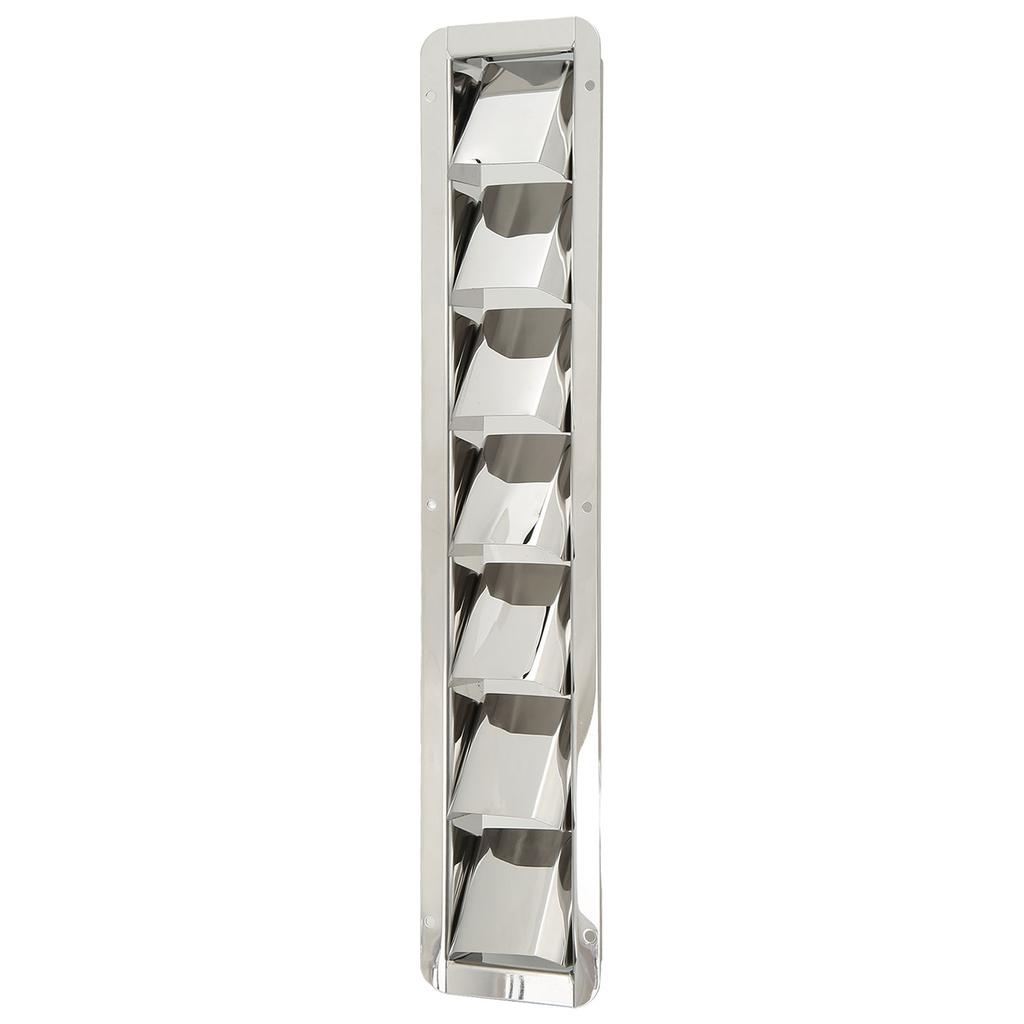 Marine Vent Grill Cover 304 Stainless Steel Louver 7 Slots for Extractors Air Conditioning Units Kitchen Fan