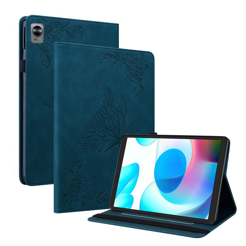 Tablet Case For Realme Pad Mini Case 2022 Retro Embossing Pu Leather Wallet Cover For Funda Realme Pad Mini 8.7 2022 Case Coque