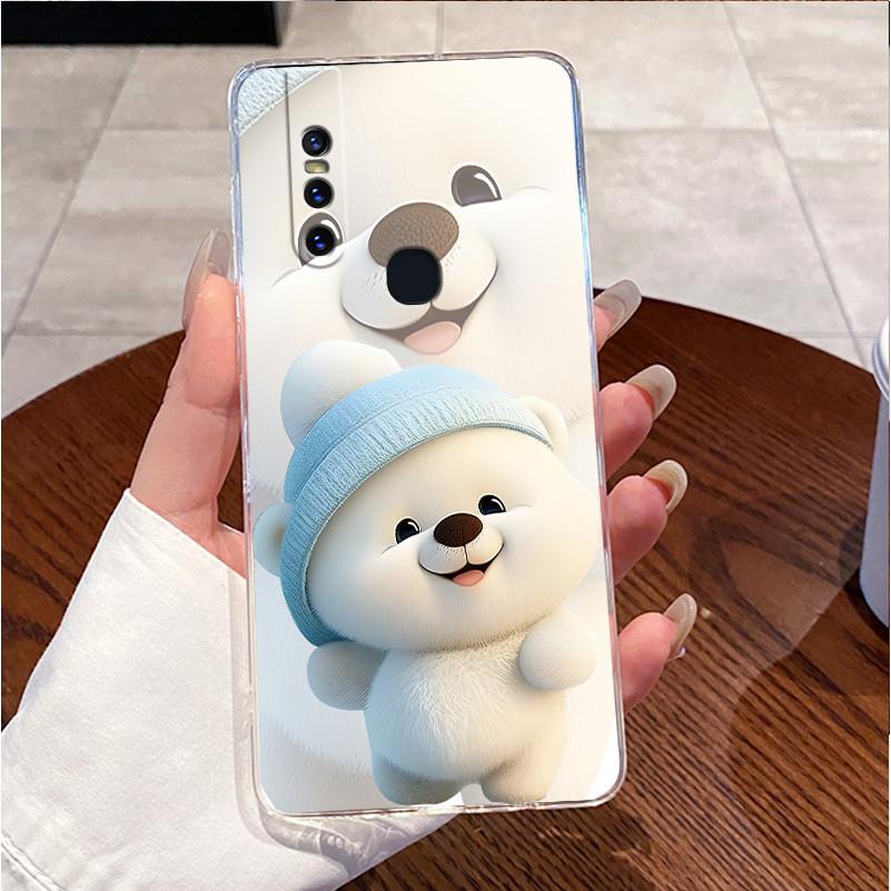 For Vivo V15 1819 V 15 Pro 1818 Cases Covers Luxury Cute Cat Love Rabbit Funny Clear Silicone Soft TPU Phone Case Back Cover