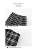 Xin Ge Plaid High Waist Fishtail A-line Skirt – Korean Style Long, Irregular Cut