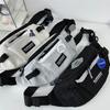 Korean Style Unisex Fashion Chest Bag Crossbody Waist Bag Messenger Bag Sportswear Shoulder Bag Casual Outdoor Bags Lovers Gift for Men and Women