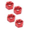4Pcs Easy Installation 7mm Hex Wheel Hubs Adapter for FMS FCX24 1/24 RC Car RC Off-Road Car