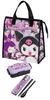 Bolsa Térmica para Almoço Skater, Bolsa Bonita, Tecido Não Tecido, Bolsa, Kuromi, Viagem, Sanrio, FBC1-A