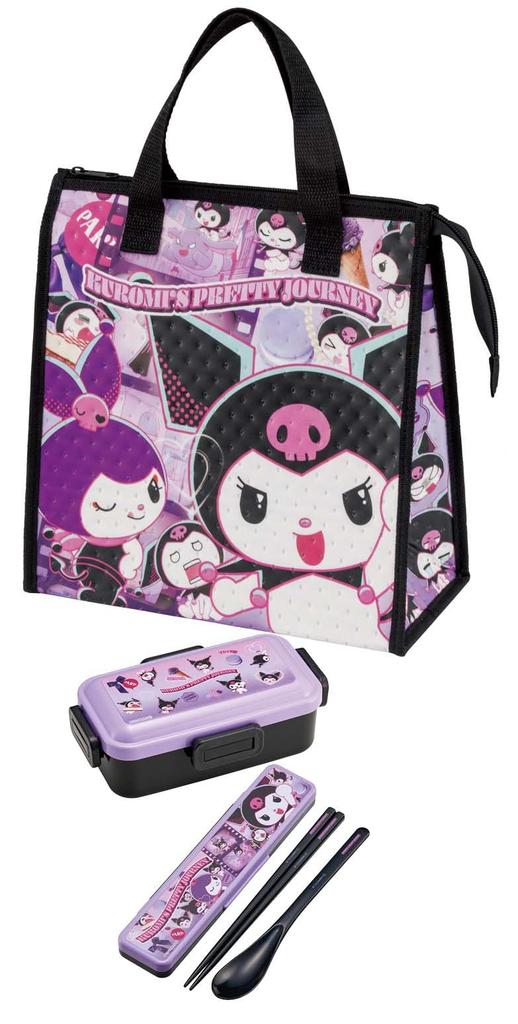 Bolsa Térmica para Almoço Skater, Bolsa Bonita, Tecido Não Tecido, Bolsa, Kuromi, Viagem, Sanrio, FBC1-A