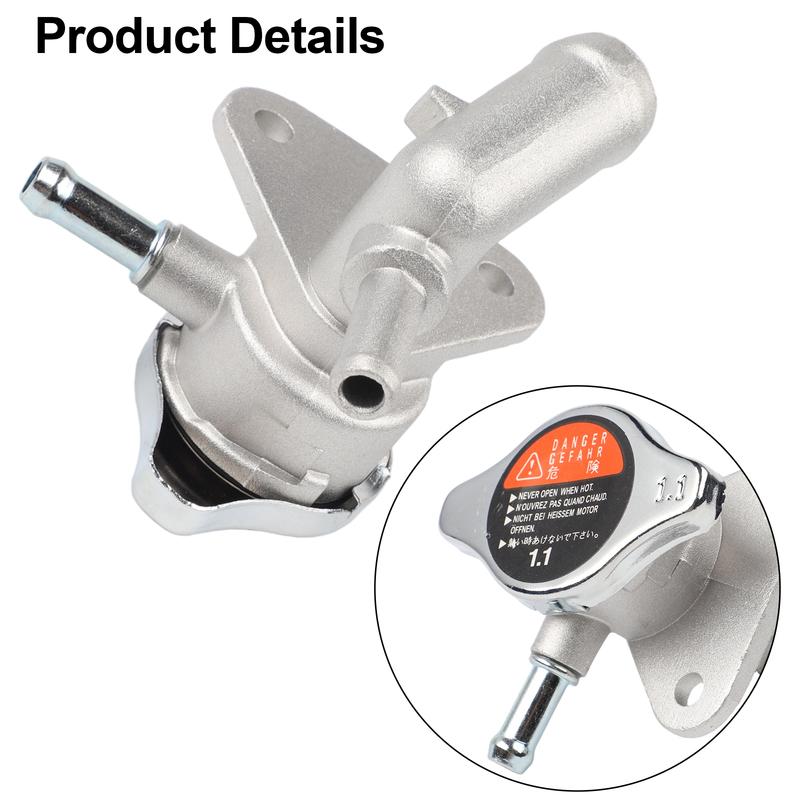 Car Radiator Repair Aluminum Radiator Filler Neck Aluminum Radiator Neck Replacement Installation For LFB7-15-17YA
