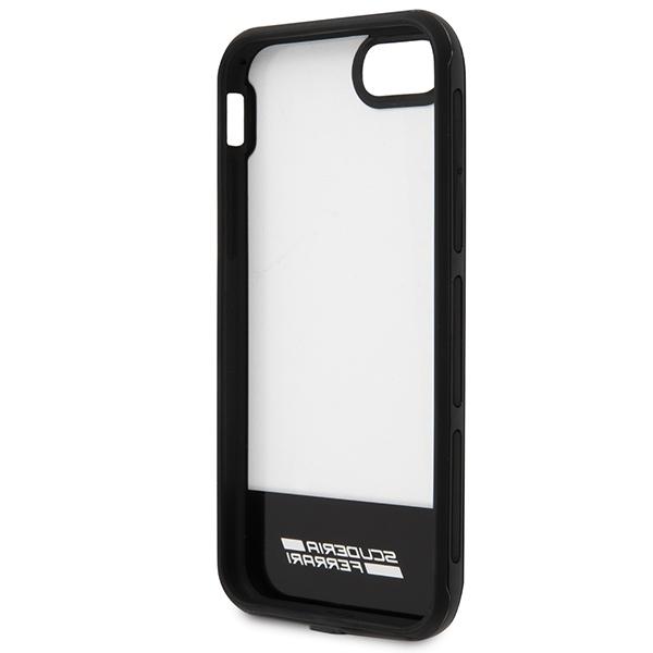 Ferrari Hardcase Fehcp7Bisbk Iphone 7/8/Se 2020 / Se 2022  Transparent Black