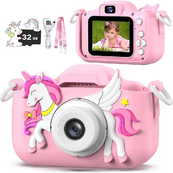 Masterbee Children s Camera Toys for Girls & Boys, 3-12 Years - 1080P HD Video Kids Digital Camera - Perfect for Christmas & Birthday Gifts